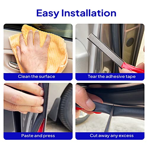 D Shape Door Rubber Seal Strip,1" RV Slide Out Seal Self-Adhesive EPDM Rubber,Heavy Duty Automotive Weather Stripping for Fill Gaps,Apply to Car,Truck,RV,Boat and Home Application (6ft)