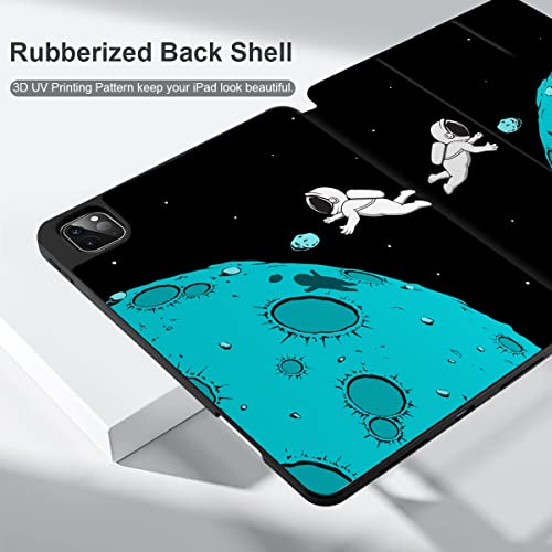 TWOLSKOO Case for iPad Pro 11-inch 4th Generation 2022, [Built-in Pencil Holder] Trifold Stand & Auto Wake/Sleep, Shockproof Cover Soft Back Shell, Also Fit iPad Pro 11" 3rd/2nd/1st Gen, Ink