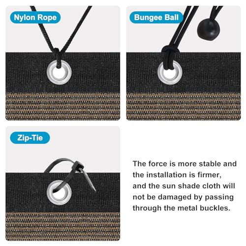 Artpuch Outdoor Pergola Shade Cover 13x24 FT Sun Shade Cloth with Grommets Light Grey 90% UV Protection Canopy Patio Privacy Screen (Customized Available)