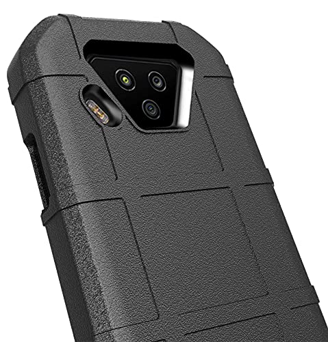 Nakedcellphone Special Ops Series Compatible with Verizon Kyocera DuraForce Ultra 5G UW (E7110) Case, [Black] Tactical Armor Rugged Shield Phone Cover [Anti-Fingerprint, Matte Grip Texture]