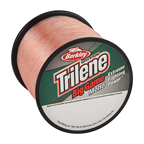 Berkley Trilene® Big Game™, Pink Coral, 8lb | 3.6kg, 1700yd | 1554m Monofilament Fishing Line, Suitable for Saltwater and Freshwater Environments