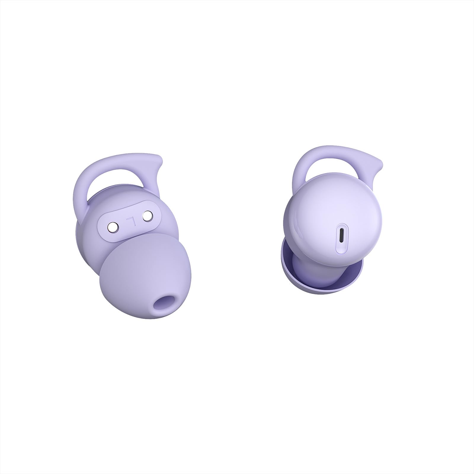 Piegricdiat Invisible Sleep Headphones, Sleep Earbuds for Side Sleepers, Mini Noise Blocking Sleepbuds, Bluetooth 5.3 Wireless Earbuds for Sleeping, Working, Purple