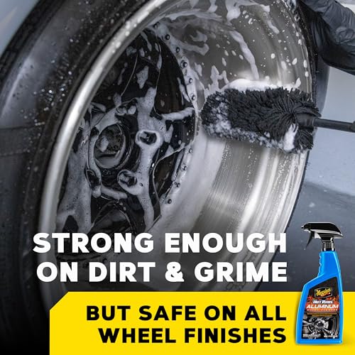 Meguiar's G14324 Hot Rims Aluminum Wheel Cleaner - 24 Oz Spray Bottle