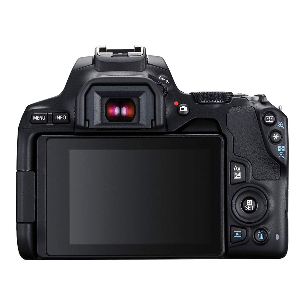 CANON EOS Rebel SL3 DSLR Camera, Built-in Wi-Fi, Dual Pixel CMOS AF and 3.0 inch Vari-Angle Touch Screen, Body, Black