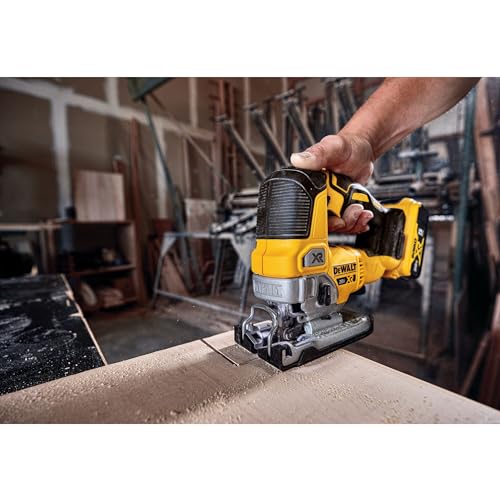 DEWALT 20V MAX XR Jig Saw, 3,200 Blade Speed, Cordless, Brushless Motor, LED Light, Bare Tool Only (DCS334B)