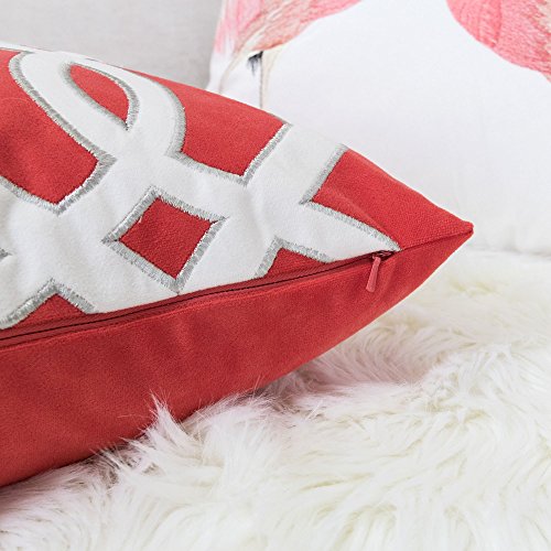 Homey COZY 71149-Jessica Accent Pillow, Single, Coral