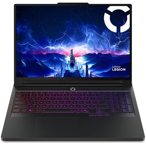 Lenovo Legion Pro 7i Gen 10 16" Gaming Laptop (2025 Model) Intel Core Ultra 9 275HX 24C, NVIDIA GeForce RTX 5080 16GB, 64GB RAM, 2TB (1TB+1TB) NVMe SSD, 16.0" WQXGA OLED 500 nits 240Hz, Windows 11 Pro