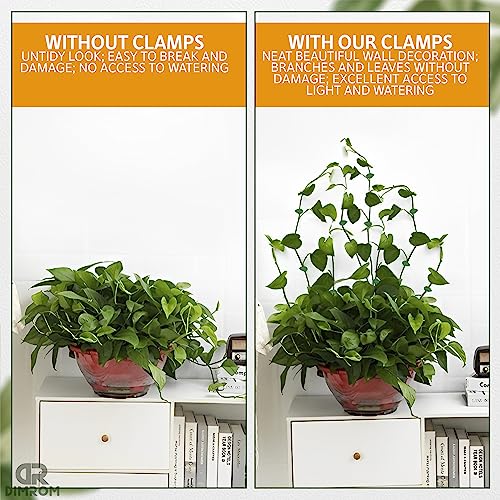 60 Pcs Plant Clips 2 Sizes Garden Clips for Plants Tomato Clips for Climbing Plants Garden Plant Clips Tomato Clips for Climbing Plants Hanging Plant Clips for Vines Gardening Supplies Support Clips