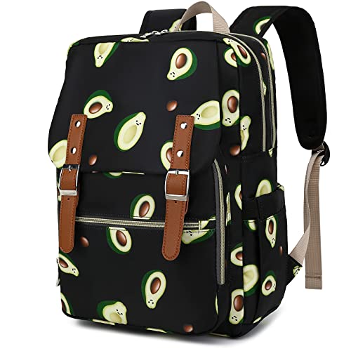 Fuyicat Laptop Backpack for Women Men Travel Business Work, Girls Boys School Backpack College Bookbag Fit 15.6 Inch Notebook (Mint Green)