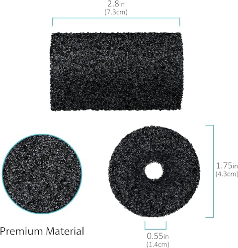 muscccm for Polaris Pool Cleaner Parts, 12 Pack Sweep Hose Tail Scrubbers Replacement for Sweep Pool Cleaner Fits Polaris 180 280 360 380 480 3900,Fits Polaris Pool Cleaner Backup Filter Parts
