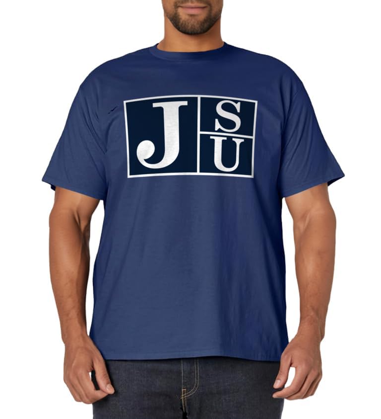 Jackson State Tigers Icon Logo Officially Licensed Navy T-Shirt