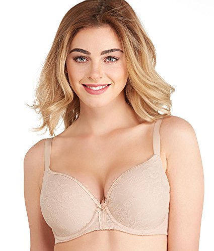 Wacoal Womens Lace Finesse Contour Bras, Sand, 34G US