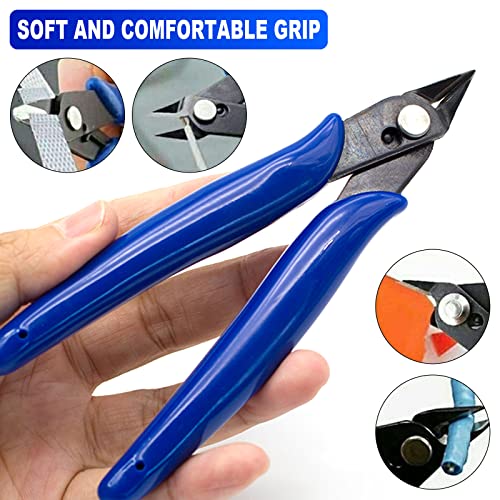 POVTIMS Car Terminal Removal Tool Kit 130pcs Pin Extractor Tool Set Wire Terminal Release Tool Cable Stripper Cutter Tire Repairs Tools for Automotive Car Household Devices