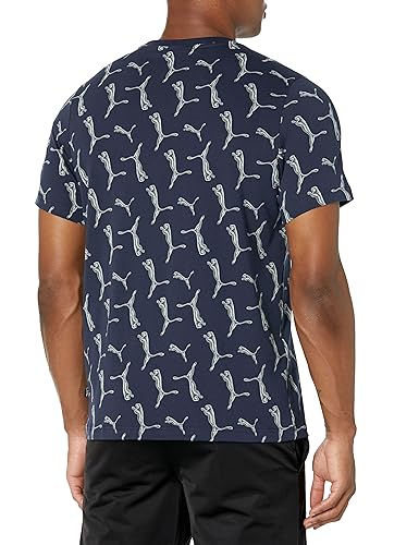 PUMA Men's Graphics Tee 3, Navy-AH23Q4LLAOP