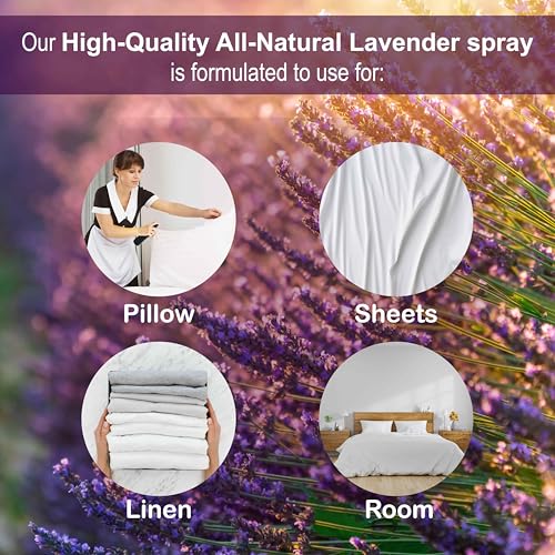 Aromasong Pillow Spray Gift Pack (Lavender, Ocean Mist, Eucalyptus) + Lavender Room & Linen Spray 4 fl oz – Relaxation, Deep Sleep, Calming Aromatherapy Bundle
