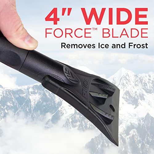 Mallory Force 17” 2-518 Snowbrush with Ice Scraper for Cars, 2 Pack