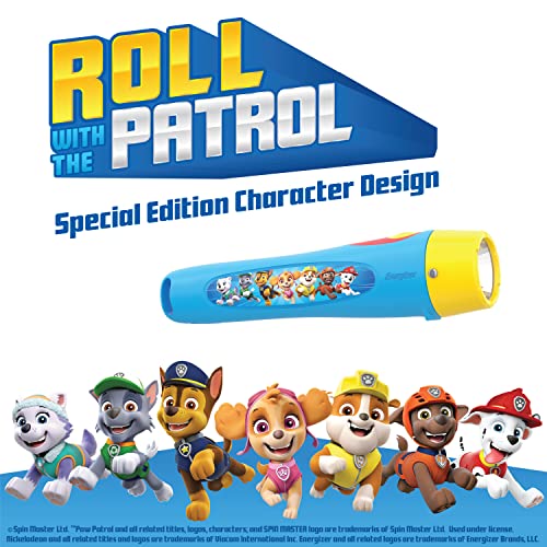 Energizer PAW Patrol Flashlight by Energizer, Paw Patrol Toy for Boys and Girls, Lightweight, Great LED Flashlight for Kids (Batteries Included)