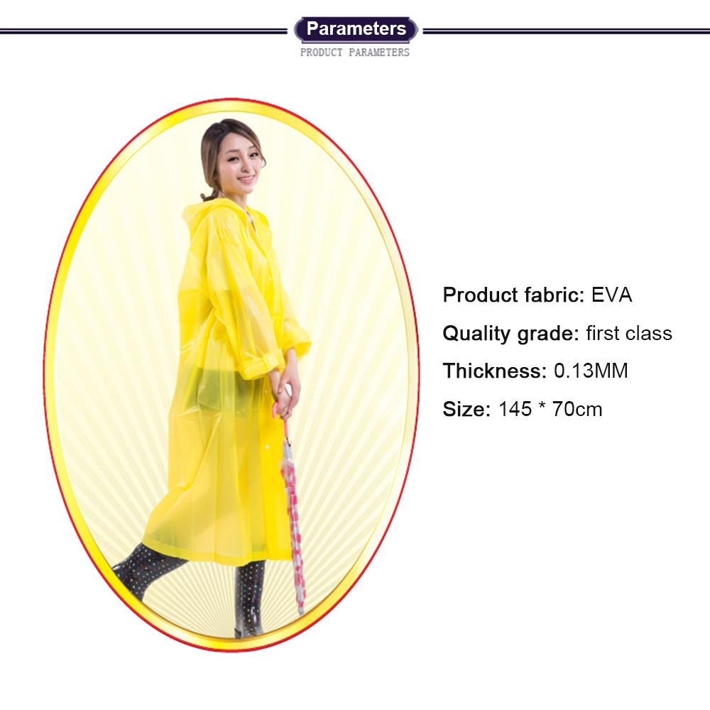 Raincoat Outdoor Rain Coat Adult Long Section EVA Thick Rainwear