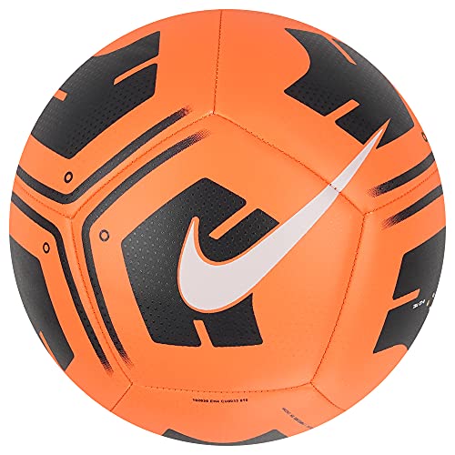 NIKE Unisex's NK Park - Team Recreational Soccer Ball, Orange/Black/(White), 4