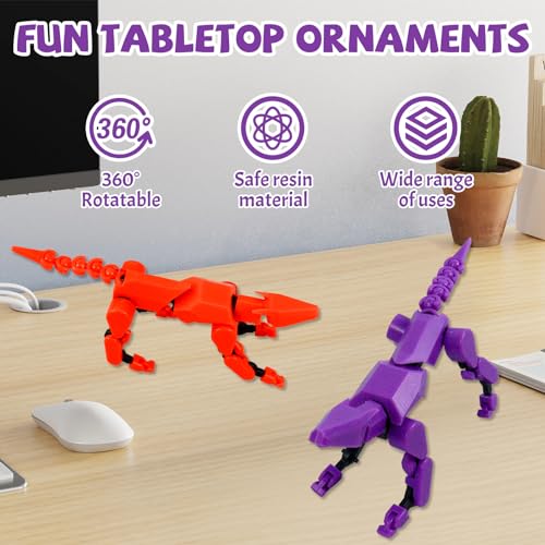 (Assembly Completed) T13 Action Figure Set, Robot Dog Action Figure 3D Printed robo Dog, Multi-Joint Movable Robot Dog, Dummy Dog Gift for Collectors Desktop Decorations (Black)