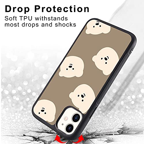 QISHANG Cute Mushroom Pattern for iPhone 11 Case Shockproof Anti-Scratch Protective Cover Soft TPU Hard Back Slim Cell Phone Case iPhone 11 for Boys Girls Teens Women Men