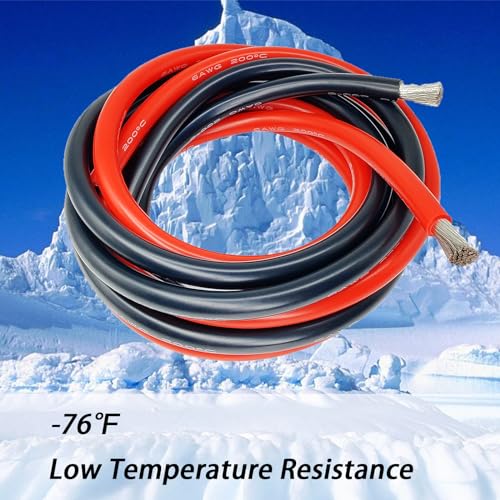 OPLIAT 26AWG Flexible Silicone Electrical Wire 400FT, 26 Gauge AWG Stranded Tinned Copper Hook Up Wire 30 * 0.08mm Rating 200℃ 600V【Red 200ft + Black 200ft】
