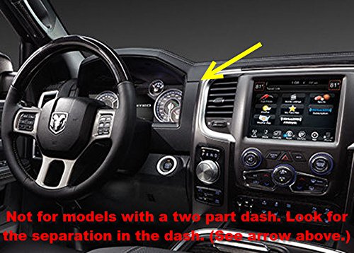 Scosche ProClip Center Dash Mount Compatible with 2013-2018 Dodge Ram Trucks with StuckUp Universal Phone Mount Bundle