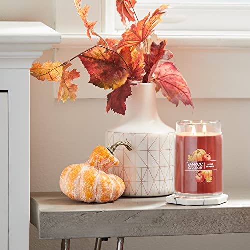Yankee Candle Vanilla Lime Scented, Signature 20oz Large Jar 2-Wick Candle, Over 60 Hours of Burn Time