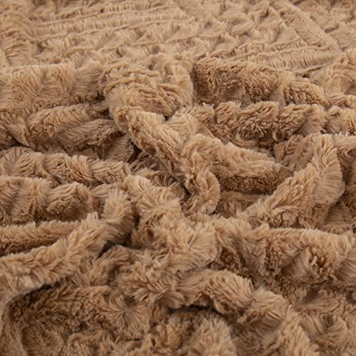 Tache White Snowy Owl Throw Blanket Super Soft Winter Warm Fluffy Sherpa Oversized Faux Fur Throw Blanket, Twin Size, 63x90