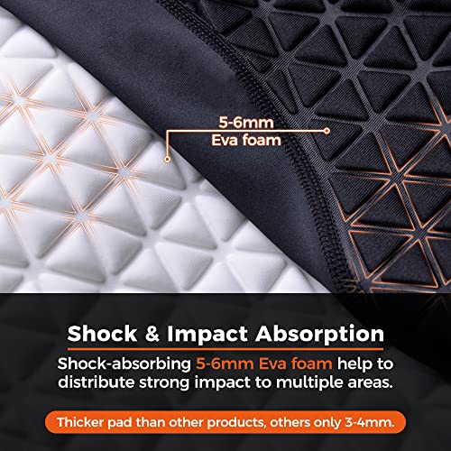 COOLOMG Boys Youth Baseball Sliding Shorts with Athletic Cup Padded Slider Short for Softball Football Lacrosse Hockey