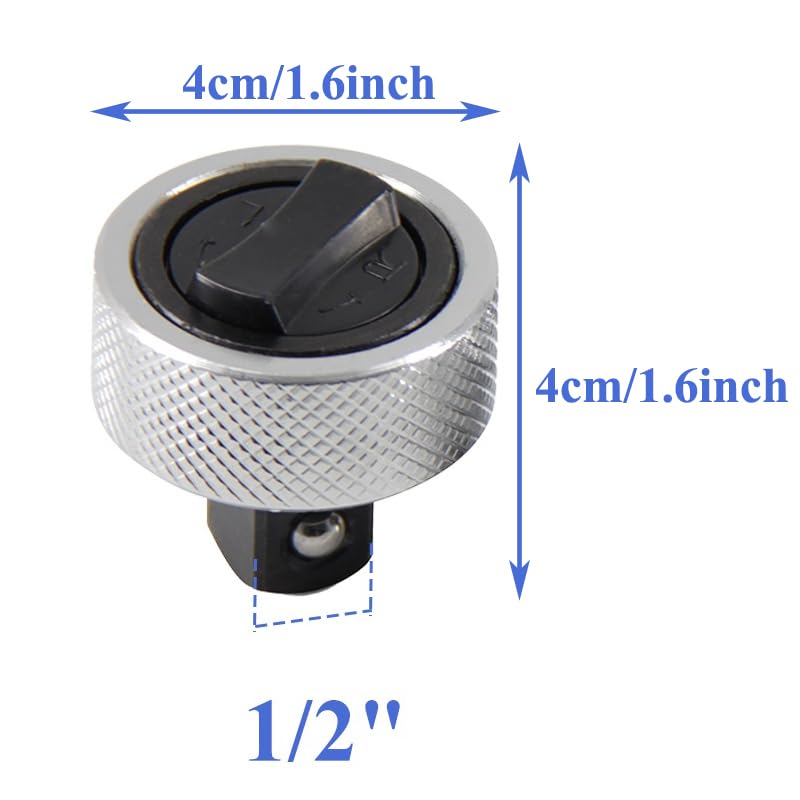 GOSWIFT 1/2" Drive Reversible Thumbwheel Ratchet Wrench, Palm Ratchet Wrench, Finger Ratchet