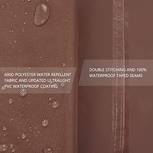 ULTCOVER Smart Selection Outdoor Hot Tub Hard Cover Protector Waterproof Square SPA Cover Cap 76 inch