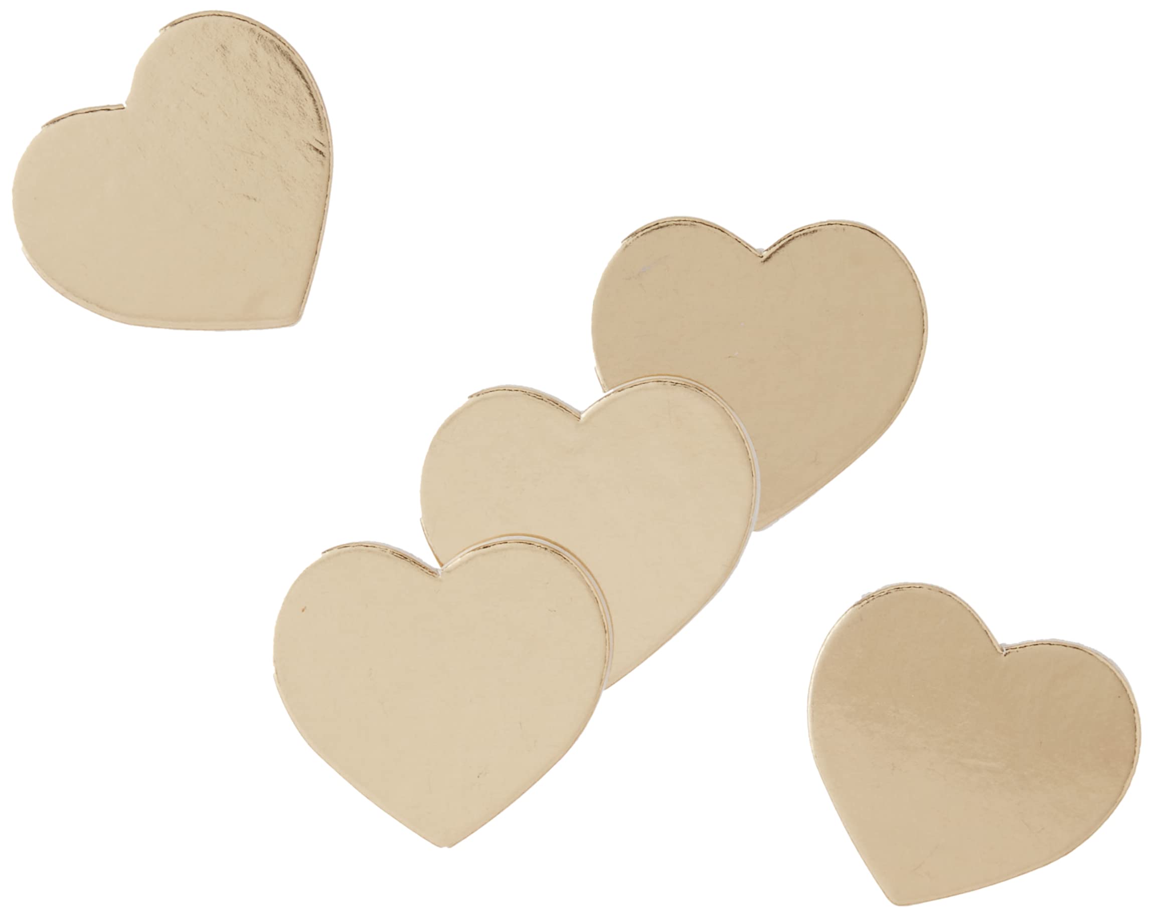 Lillian Rose Gold Foil Cardboard Hearts for Guest Signing Frame, 0.1x1.5x1.5, White