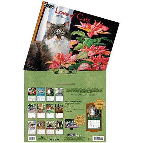 LANG LOVE OF CATS 2023 WALL CALENDAR