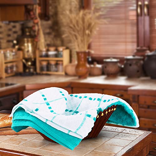 Utopia Towels - Kitchen Towels 12 Pack, 15 x 25 Inches, 100% Ring Spun Cotton Super Soft and Absorbent Linen Dish, Tea and Bar Towels Set, Yellow
