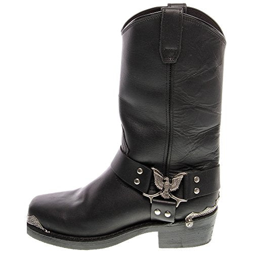 Dingo Men's Chopper Harness Boot,Black,11.5 EW US