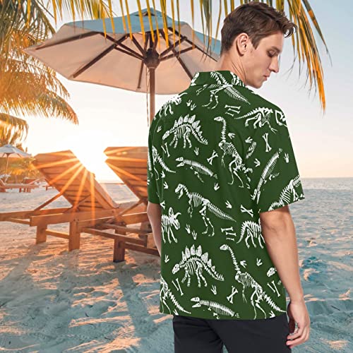visesunny Hawaiian Shirt for Men Cute Frog Animal Print Short Sleeve Beach Summer Casual Button Down Aloha Shirt Quick Dry