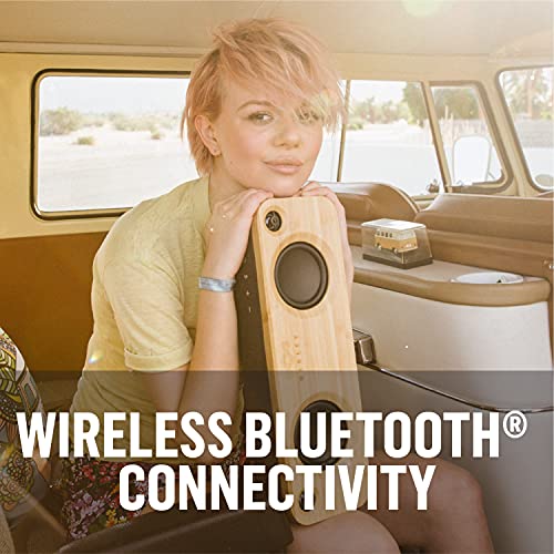 House of Marley - Get Together Bluetooth Portable Bluetooth Speaker and Audio System - 3.5 Woofer & 1 Tweeters, 30m Wireless Range, 8 Hour Playtime, Sustainably Crafted, Signature Black