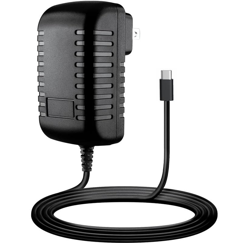 Guy-Tech 5V USB Type C AC/DC Adapter Replacement Charger Compatible for LAMPICK C055 Travel Makeup Mirror with Lights 1000 mAh Rechargeable Battery DC5V Power Supply Cord Cable