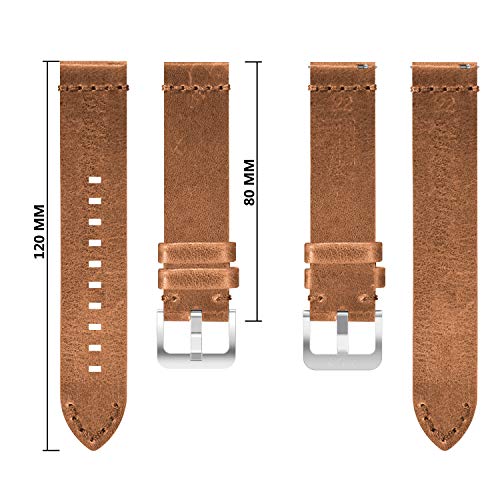 GELISHI Compatible with Apple Watch Case 44mm Men, Metal Rugged Case Bumper Full Protective Cover with Leather Band Replacement Strap for Watch Series 6 SE 5 4, Black