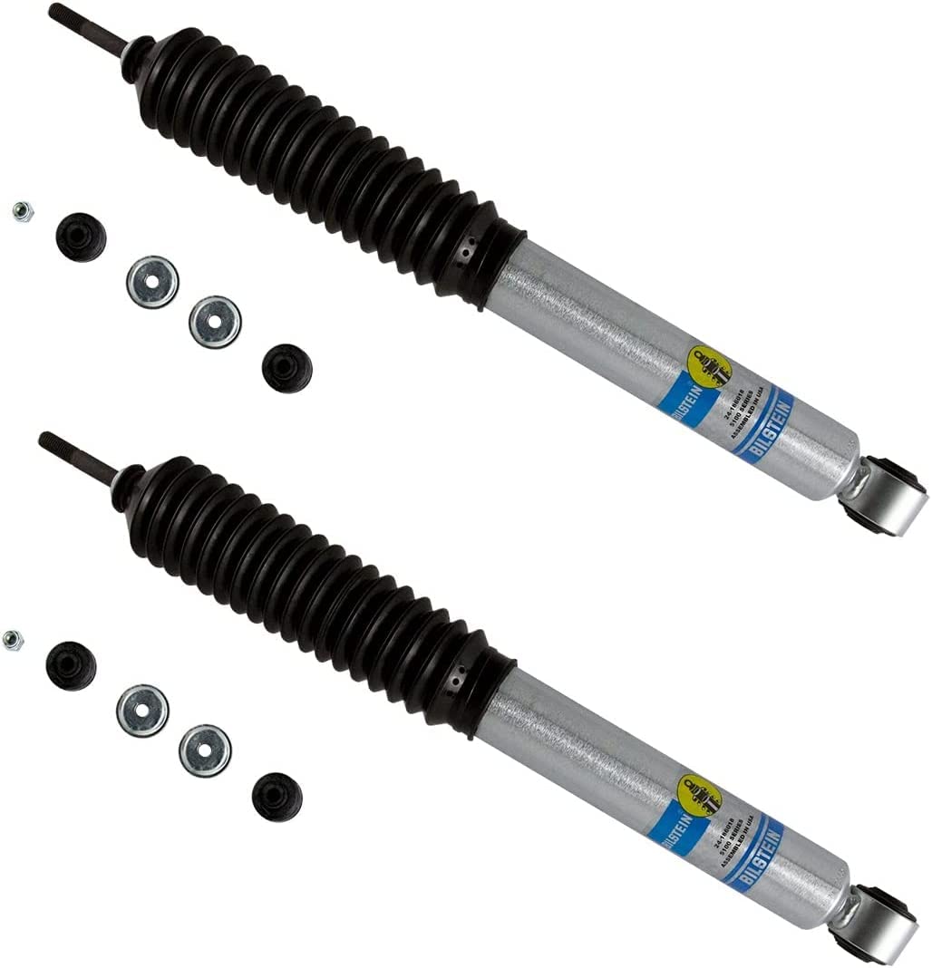 Bilstein 5100 Monotube Gas Shock Set Compatible with 2005-2016 Ford F250 / F350 4WD Pickups