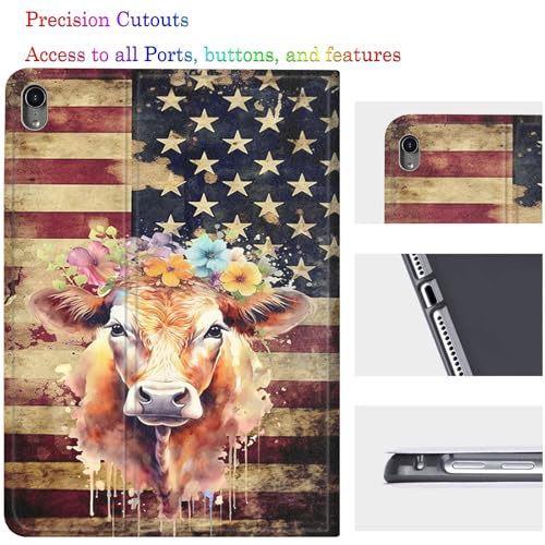 FGDRFGRW Case for Samsung Galaxy Tab A9 8.7 Inch Tablet Case 2023 (SM-P613/P619/P610/P615),Adjustable Stand Auto Wake/Sleep Function Full Body Protection Cover - Sunflower Elephant