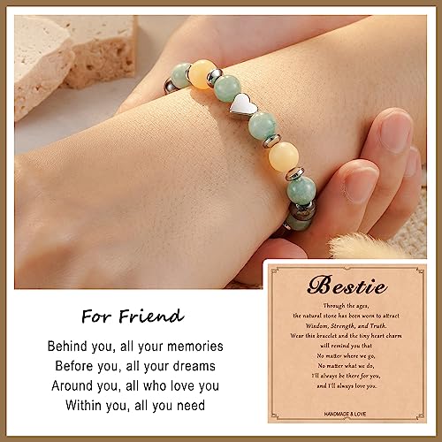 HGDEER Bestie Gifts for Women Best Friend Birthday Christmas Gifts, Easter Basket Stuffers Gifts for Women