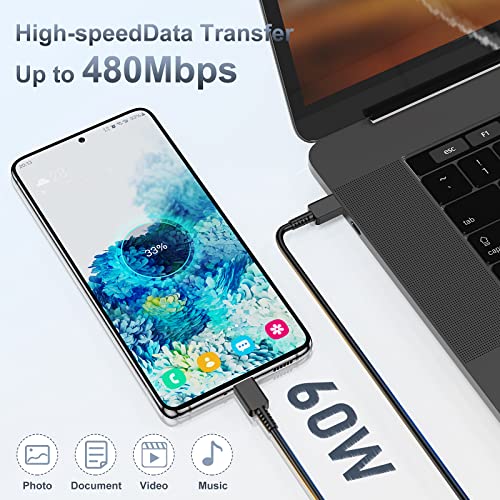 Super Fast Charger Type C, 2Pack 45W USB C Wall Charging Block Adapter and 6ft Android Phone Charger Cable for Samsung Galaxy S23 Ultra/S23/S23+/S22/S22 Ultra/S22+/S22 Plus/S21/Note 20 Ultra/Note10+