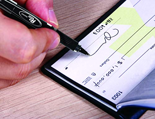 Inc. R2 Rollerball Pens - 0.7 mm Medium-Point Pen Set With Comfort Grip for School, Office, Writing, and Journaling, 12 Pack, Black Ink
