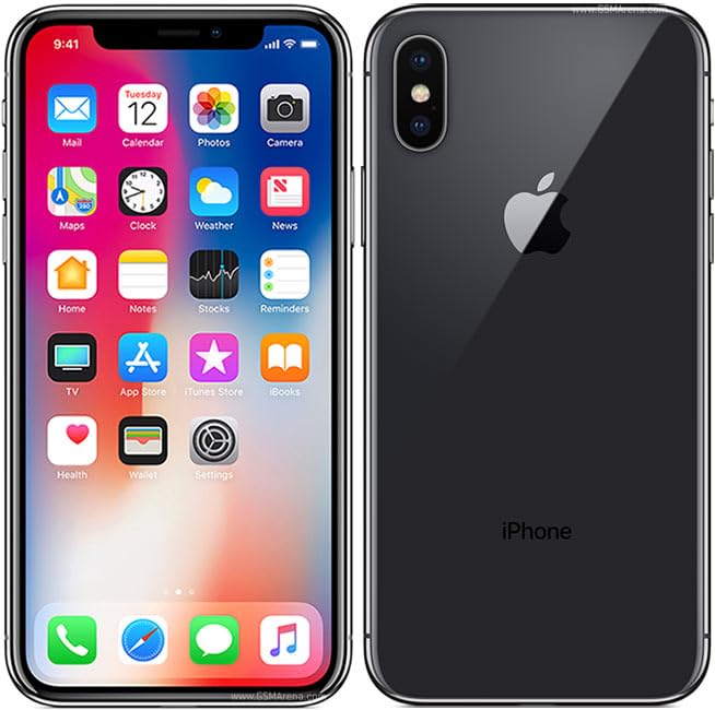 Apple iPhone X, 64GB Unlocked - Gray