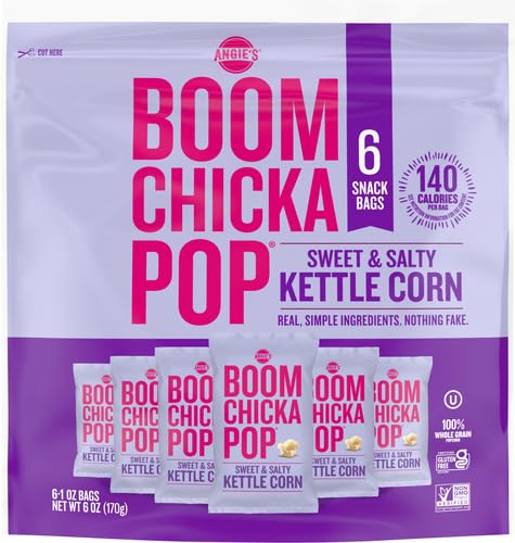 Angie's Boomchickapop Sweet & Salty Kettle Corn Popcorn, 1 Oz