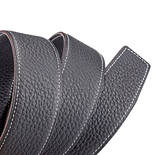 Vatee's Reversible Genuine Leather Belts For Men/Women Replacement Belt Strap Without Buckle 1.25"(32mm) Wide 41"(105cm) Long Blue & Black