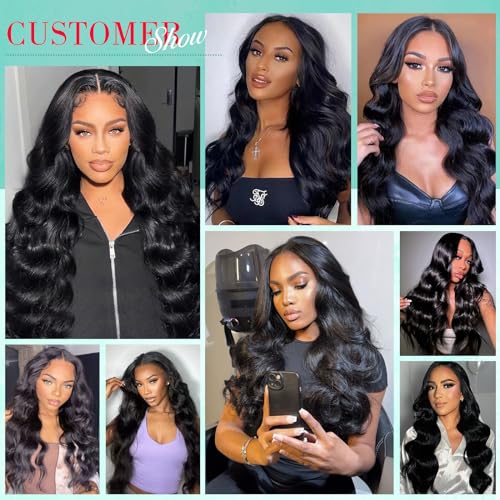 Ptgat Human Hair Bundles 12A Deep Wave Bundles 22 24 26 Inch 100% Unprocessed Brazilian Virgin Weave 3 Bundles Double Weft Deep Curly Human Hair Bundles Hair Extensions Full and Thick Natural Color