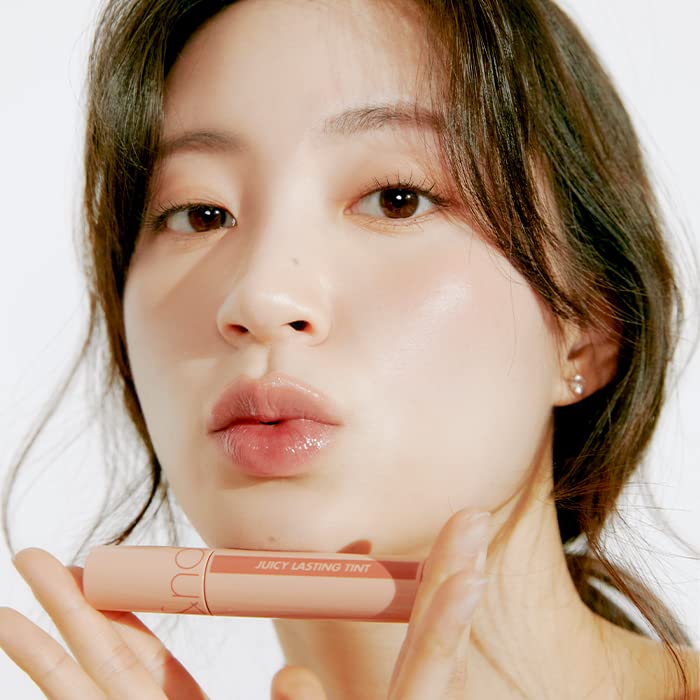 rom&nd Juicy Lasting Tint 22 POMELO SKIN, Vivid color, & Glossy Finish, Long-lasting, MLBB, moisturizing, Highly-Pigmented, Clear Natural Makeup, Lip for Daily Use, K-beauty, 5.5g / 0.2 oz